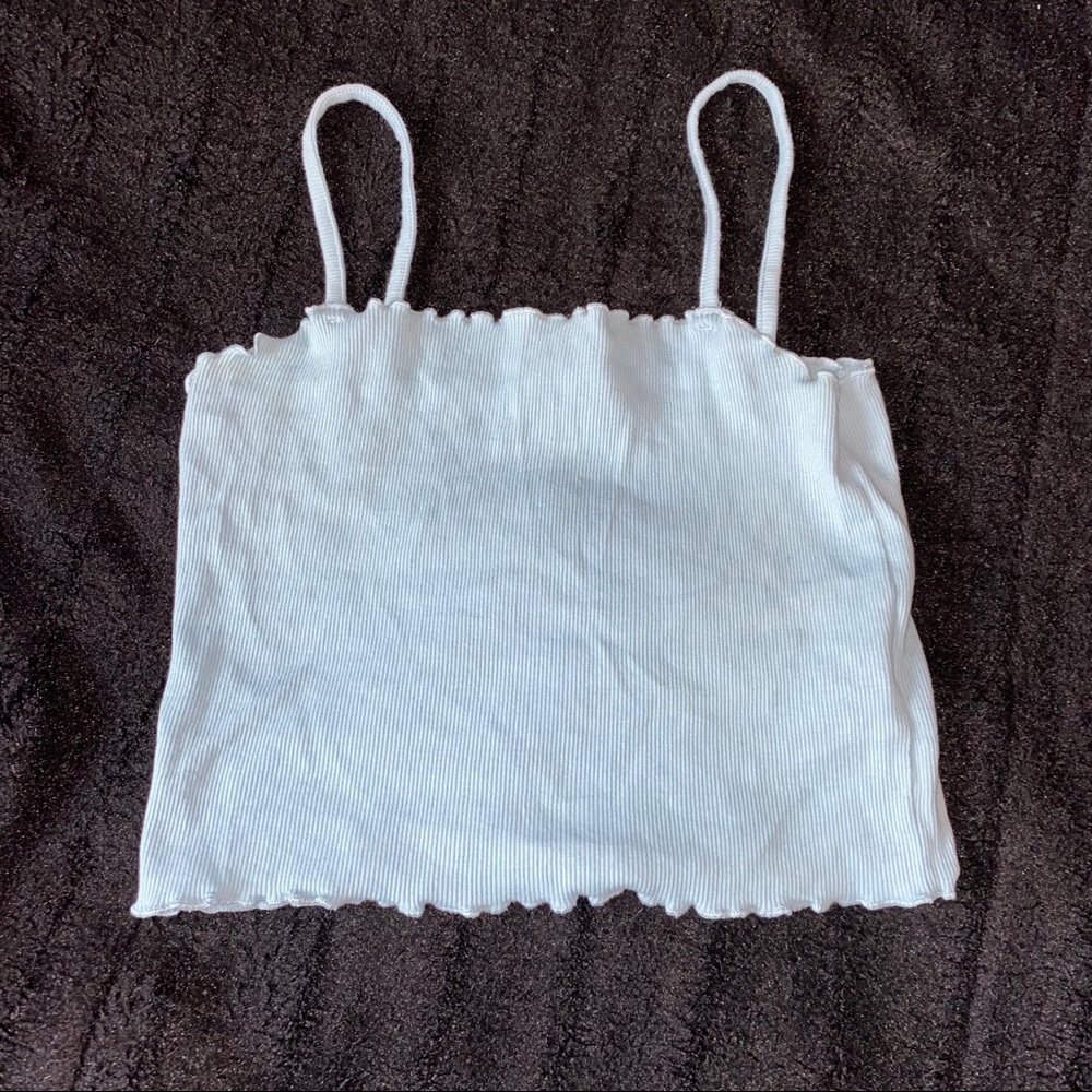 Cropped baby blue tank - Picture 1 of 1
